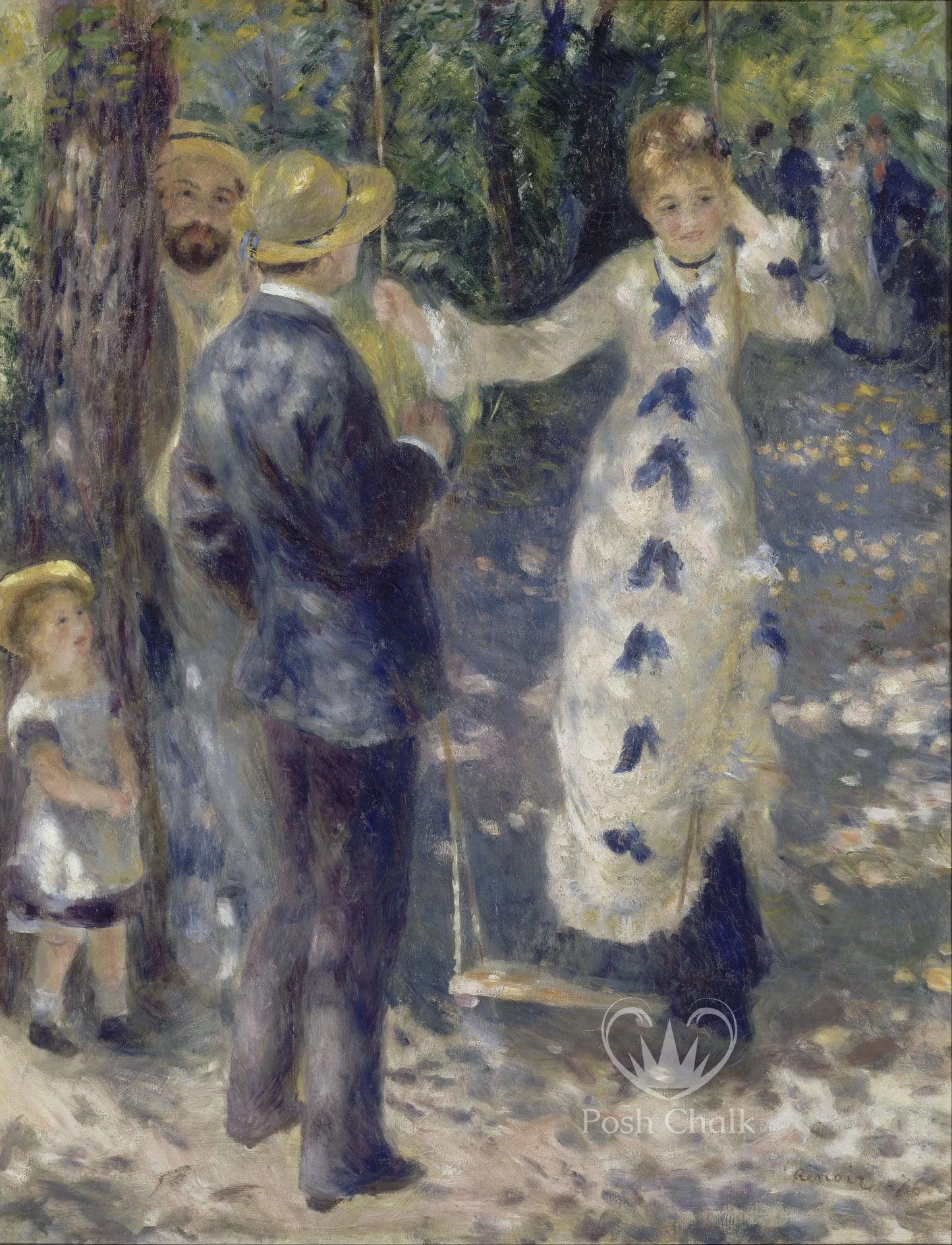 Couple in Navy Posh Chalk Decoupage