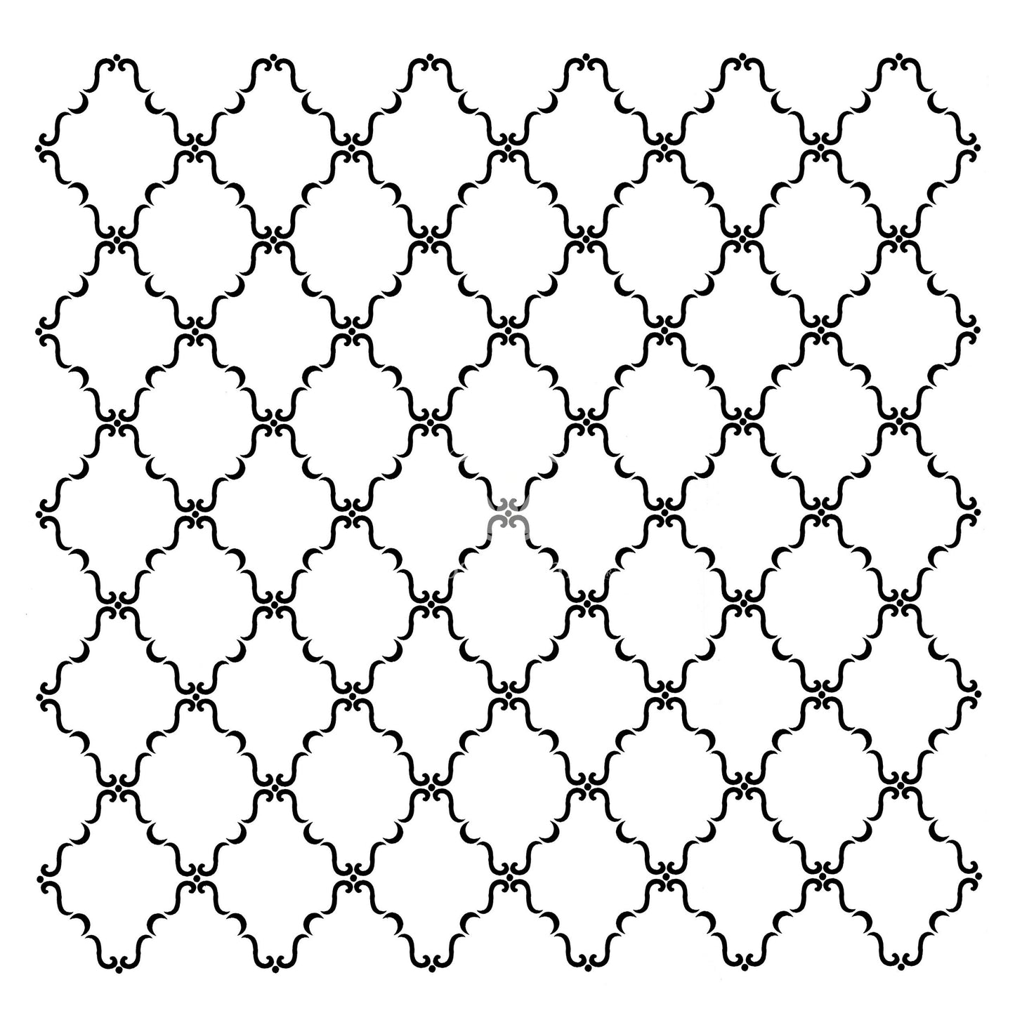 Posh Chalk Stencil Dainty Trellis 50x50cm