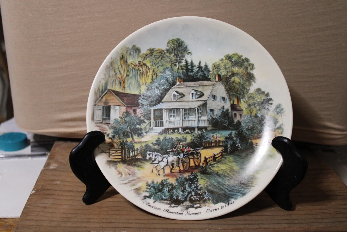 The American Homestead Summer plate