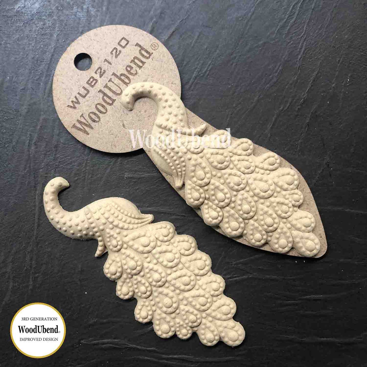Pack of Two Peacocks WUB2120 4.5 in x 2 in
