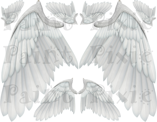 WINGS OF AN ANGEL 18"X14"