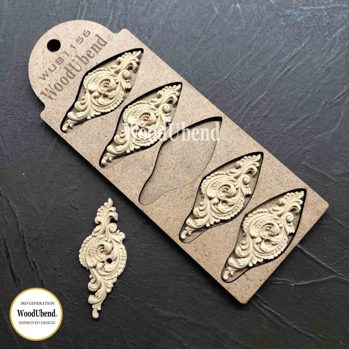 Pack of Five Lock WUB1156 6x2cms
