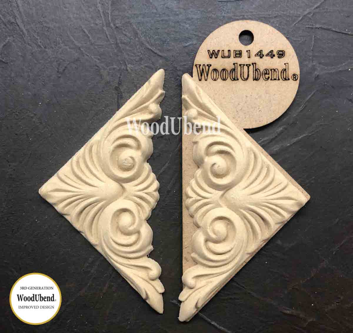 Pack of Two Decorative Plumes WUB1449 6.5x14cm