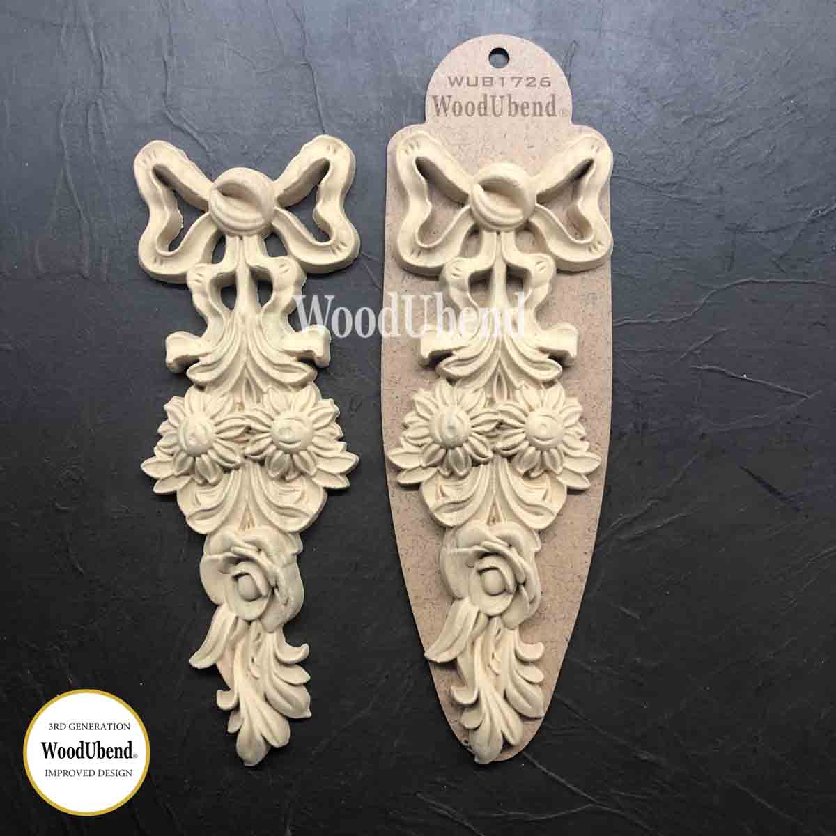 Pack of Two Flower Garland WUB1726 8x26cms