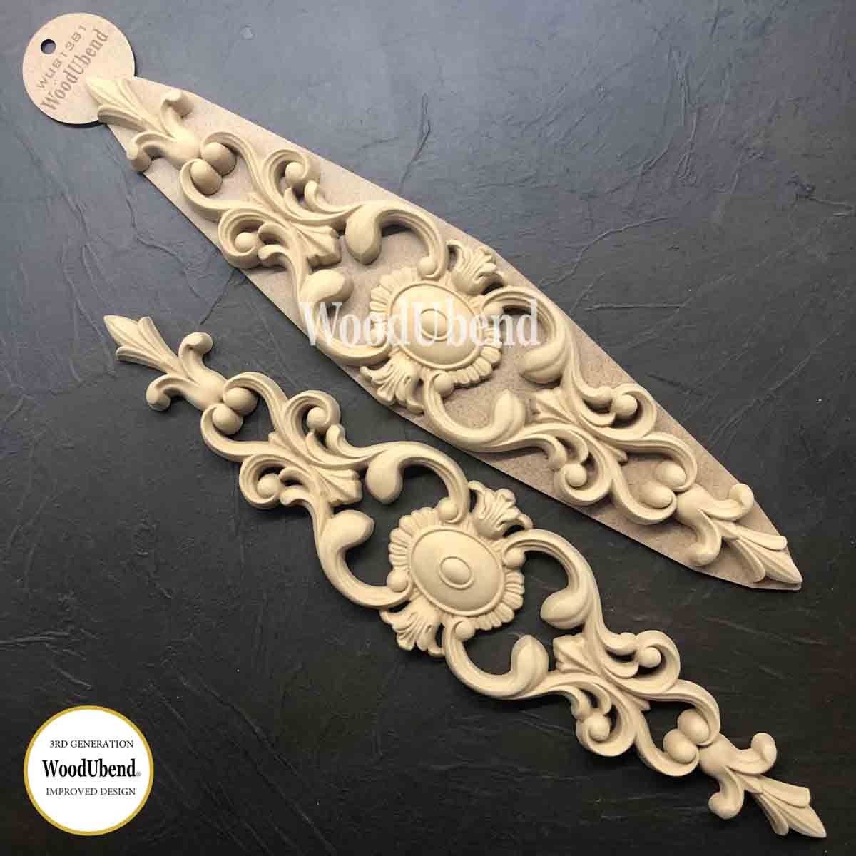 Pack of Two Pediments WUB1381 43.5x9cms