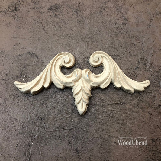 Pack of Two Applique Scroll Emblems WUB6104