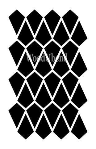 Posh Chalk Stencil - Lattice