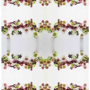 Arctic Bloom Border Decoupage Print