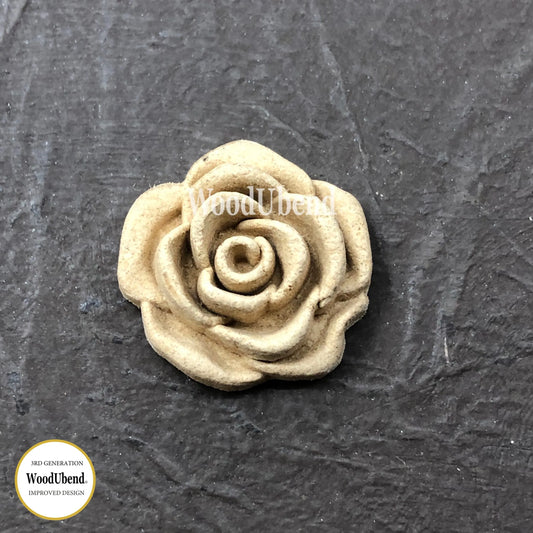 Pack of Five Swirl Rose Buds WUB0344 2.7x2.7cm