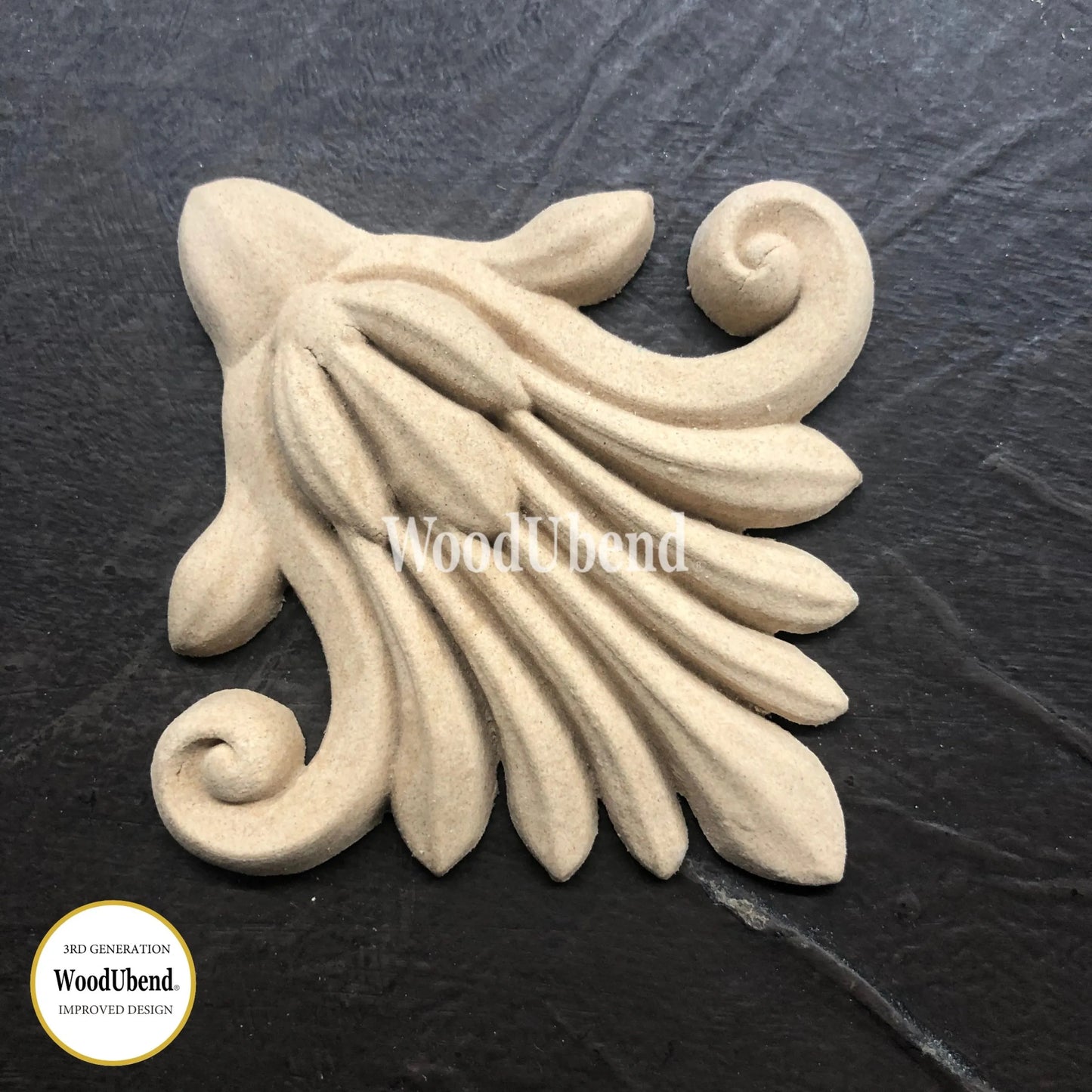 Pack of Two Decorative Plume WUBX1007 8x8cms