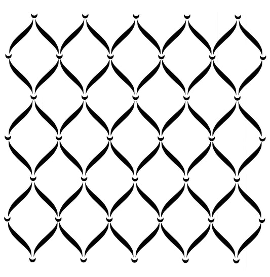 Posh Chalk Stencil Posh Trellis 80x80cm