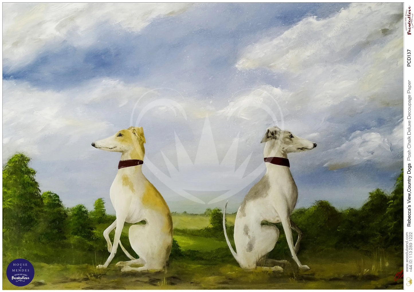 Rebecca's View, Country Dogs A1 Posh Chalk Deluxe Decoupage from The House of Mendes