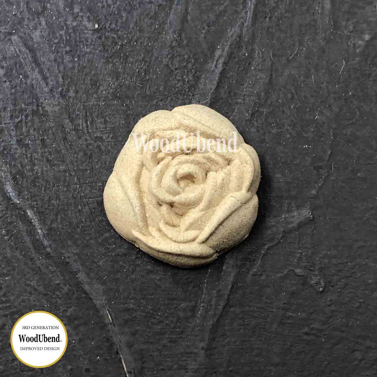 Pack of Five Small Roses WUB0328 3x3cm