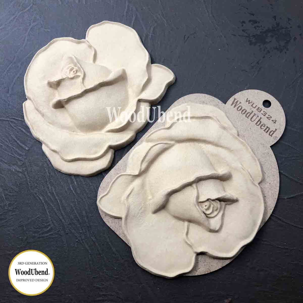 Pack of Two Classic Large Roses WUB0324 13.5x17cm