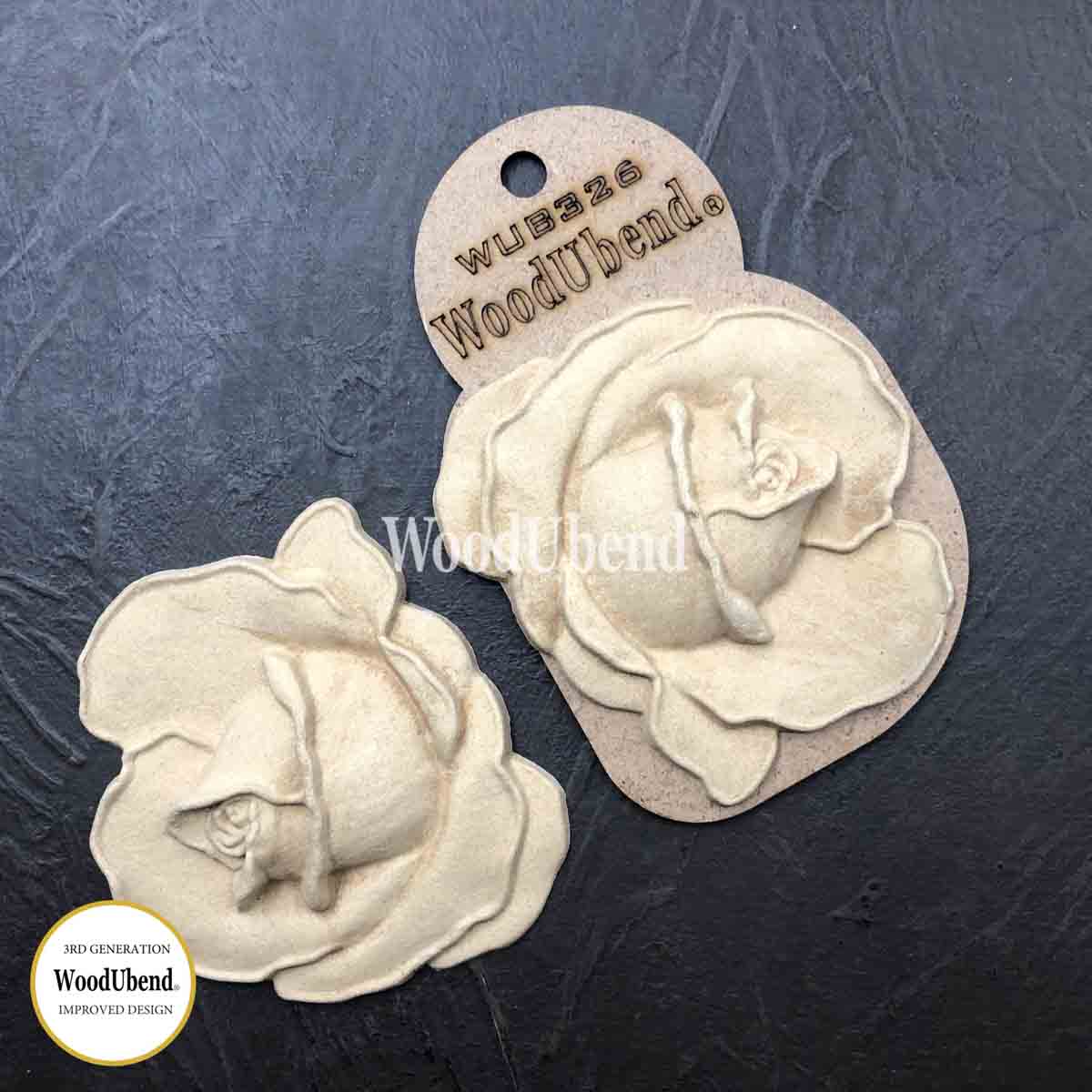 Pack of Two Classic Roses Medium WUB0326 8×9.5cm