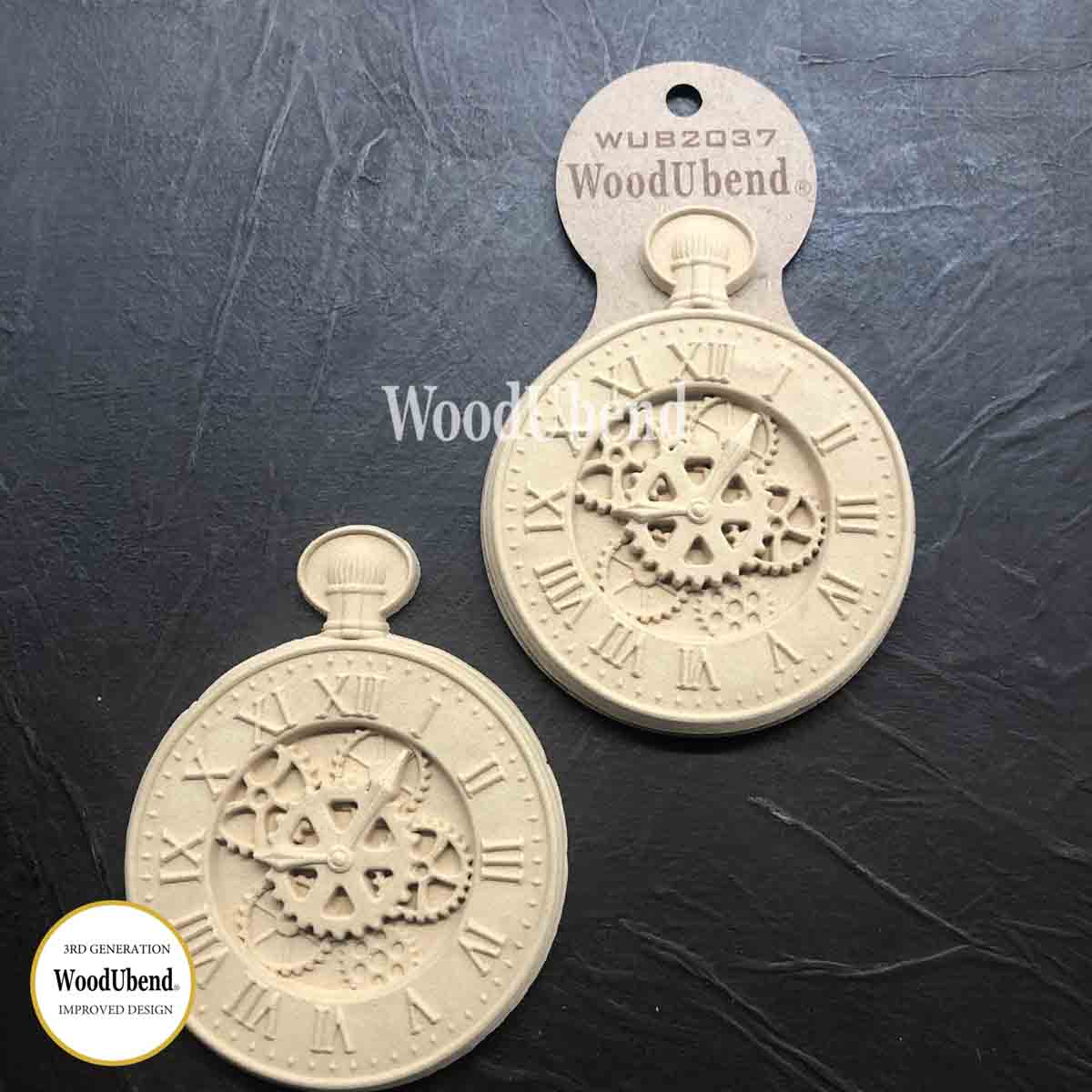 Pack of Two Clocks WUB2037 11x9cms