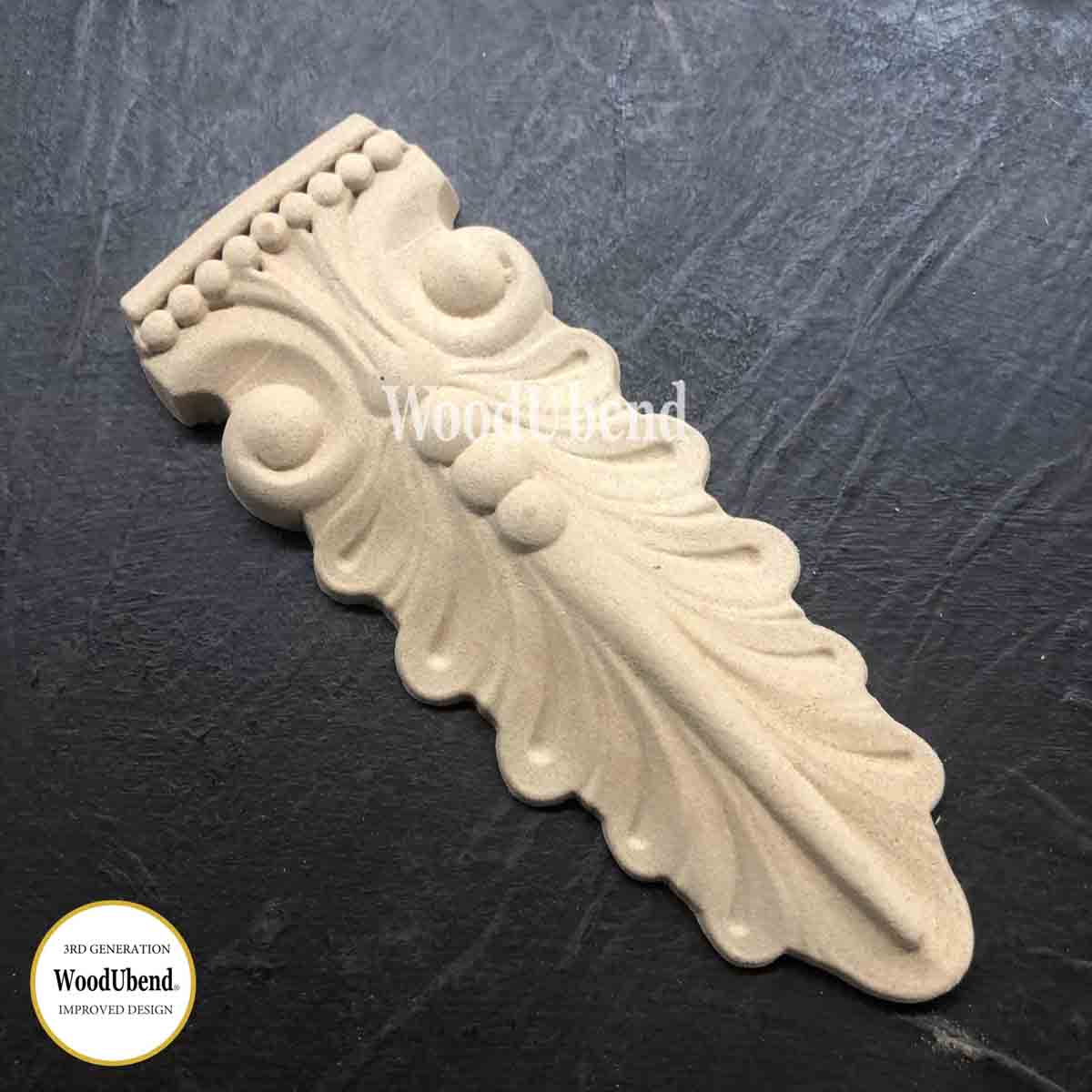 Pack of Two Corbel Leaves WUBX1006 13x5cm