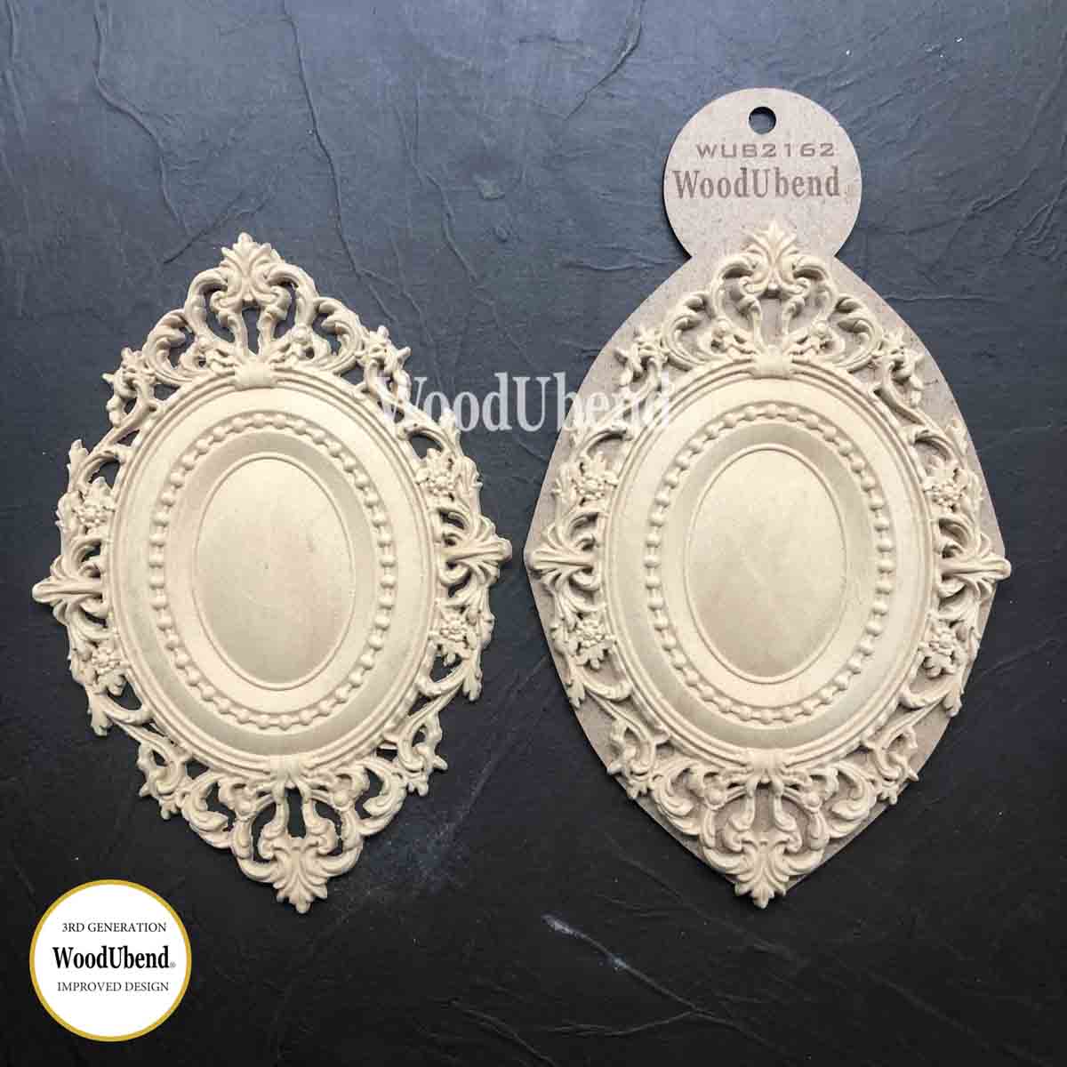 Pack of Two Decorative Plaque WUB2162 20.5x14cm