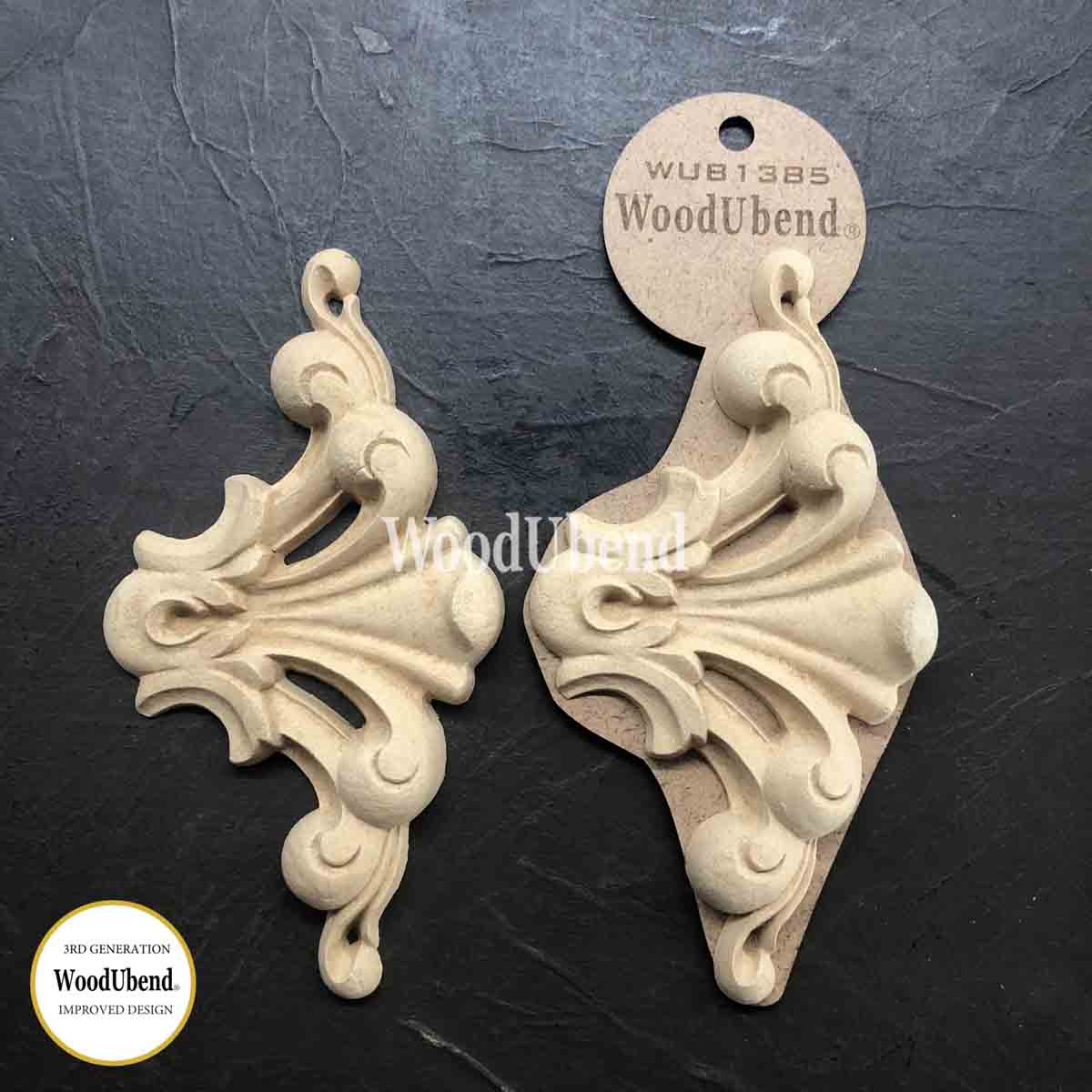 Pack of Two Decorative Plaques WUB1385 9×16.5cm